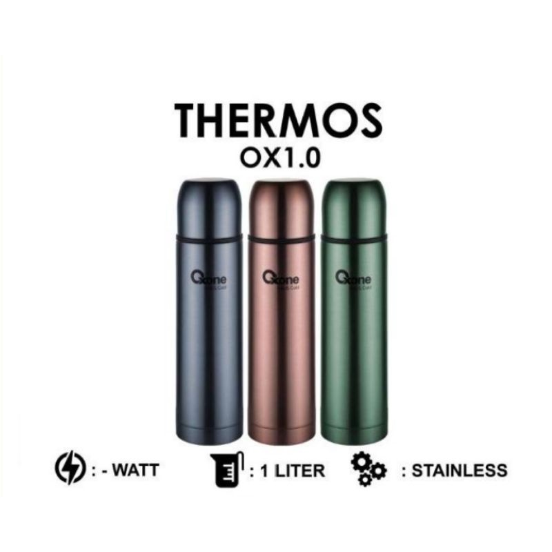 Oxone OX1.0C Termos Vacuum Flask 1 Liter - Botol Minum Stainless Steel