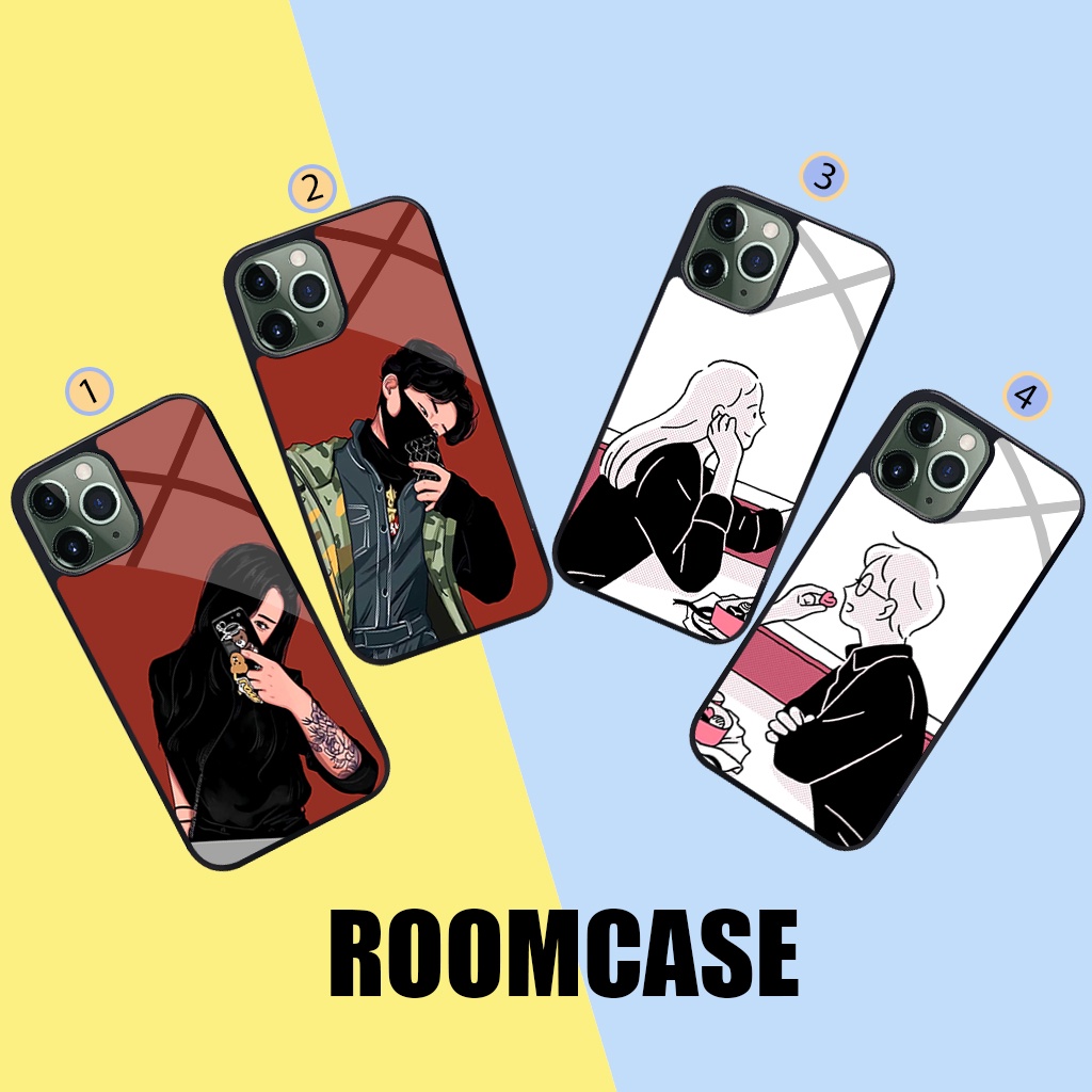 (gs192) Case Glosy COUPLE ALL Type Smartphone -Case Couple -Case custom name