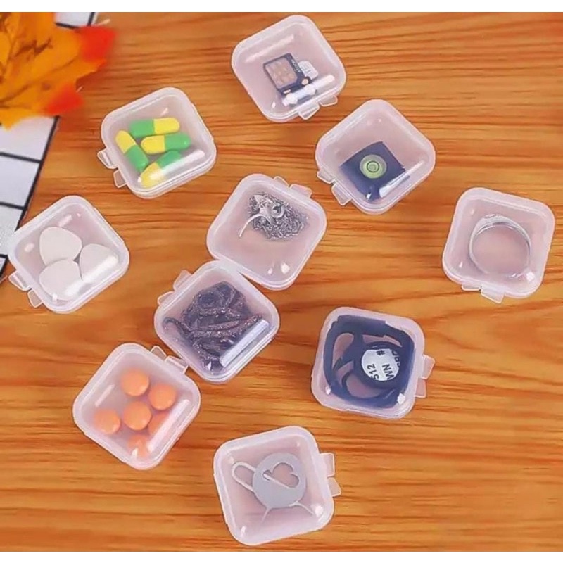 KOTAK MINI Untuk penyimpanan sarung jempol, perhiasan, obat / KOTAK KECIL