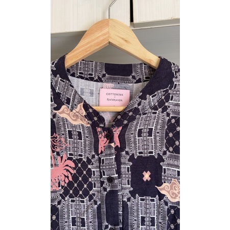 dress cotton ink x ria miranda