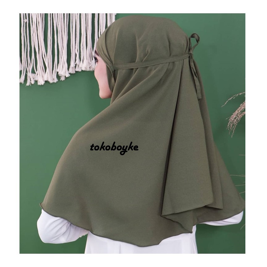 Hijab Jilbab Khimar Non Pet Mahira Murah Wolfis/J-9