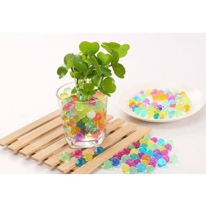 Mainan Water Beads Hidrogel Media Tanam Tumbuhan / Bolo Bolo Warna Warni
