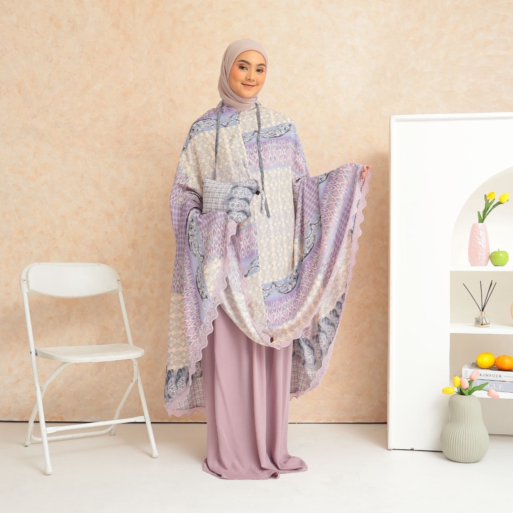 MUKENA Cotton Rayon Moscha Hijab