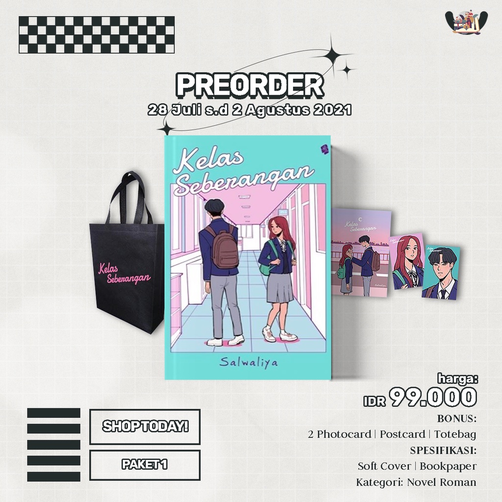 Novel KELAS SEBERANGAN karya Salwaliya-PAKET 1