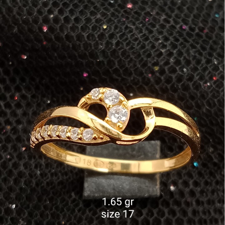 Cincin Emas 17 K - 1.65 gr Kadar 750 - CBS100000002