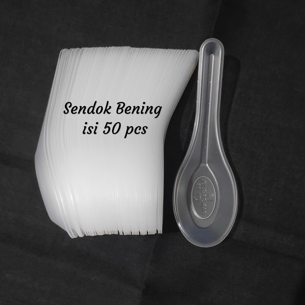 Sendok Plastik Bening, Sendok Bebek, Sendok bubur