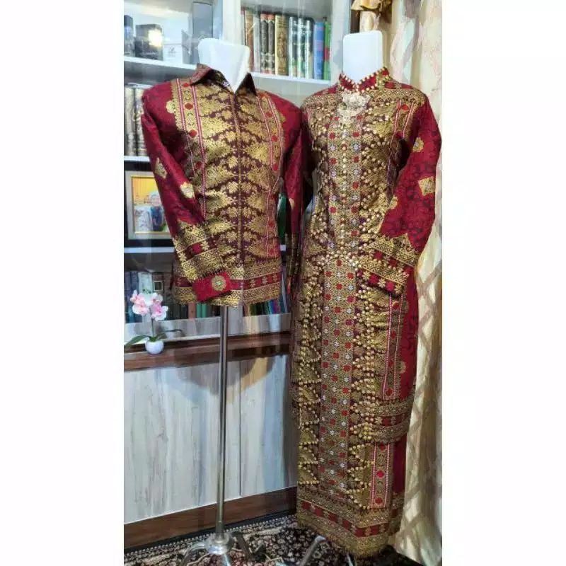 setelan songket batik prada