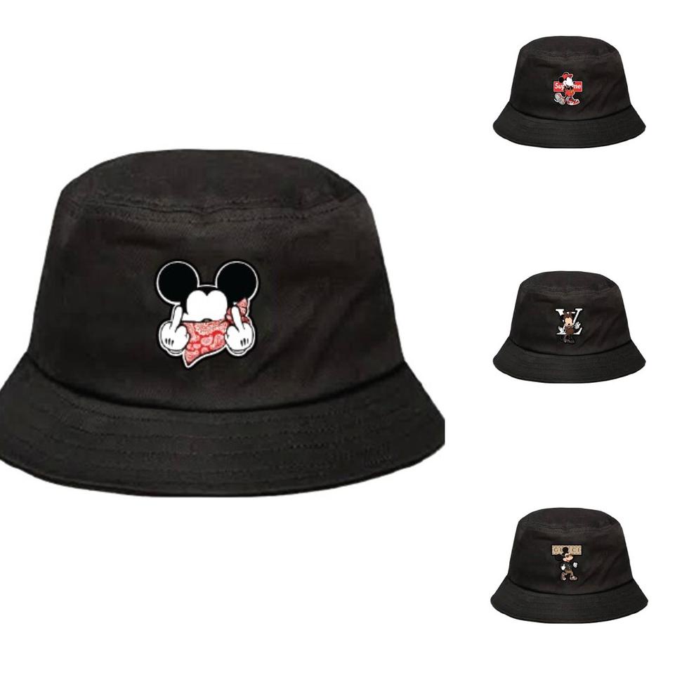 [KODE N7VQH] Topi bucket mickey minnie mouse supreme lv gucci