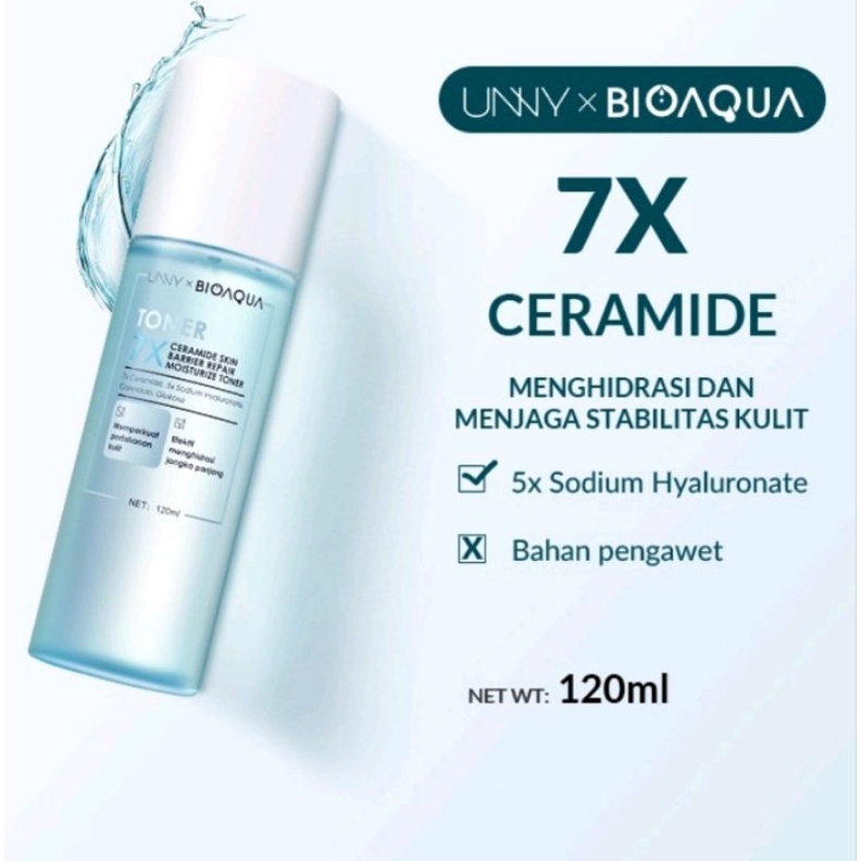 BIOAQUA BIO AQUA 7X Ceramide Skin Barrier Repair Series | 7X Ceramide Skin Barrier Repair Moisturize Cream 30ml | Toner 120ml | Lotion 30ml