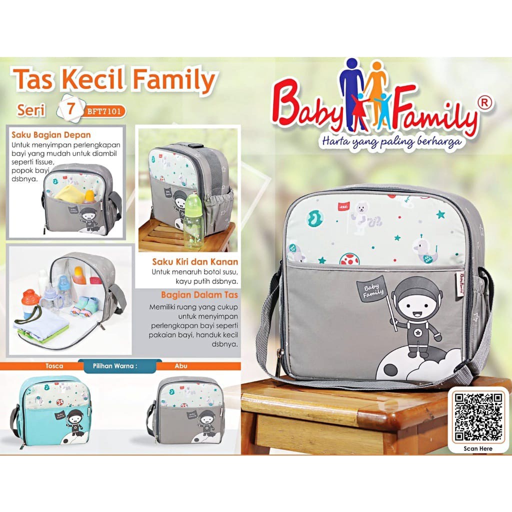 Scots Tas Baby Kecil Baby Family 07  BFT7101