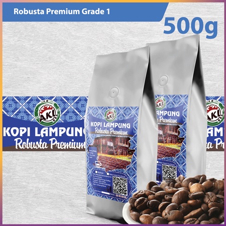 

Kopi Robusta Lampung Premium - AKL KOPI - 500g