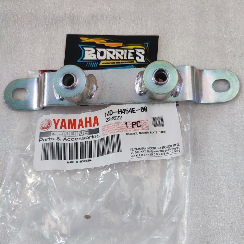 BREKET PLAT NOMOR DEPAN DPN MIO SOUL ASLI ORI YAMAHA 14D-H454E-00