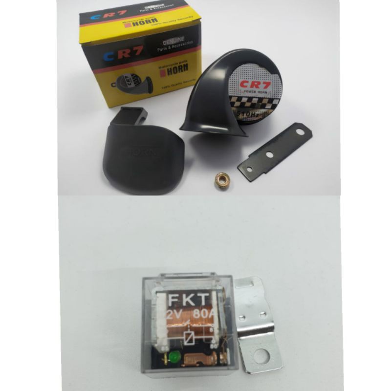 PAKET KLAKSON KEONG SINGLE DAN RELAY