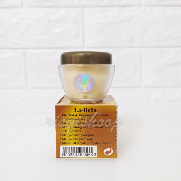 Cream Siang La Bella Original Vit E Asli memutihkan Wajah Gold Original