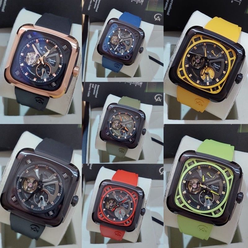 JAM TANGAN PRIA ALEXANDRE CHRISTIE ORIGINAL AC 6577MA AUTOMATIC
