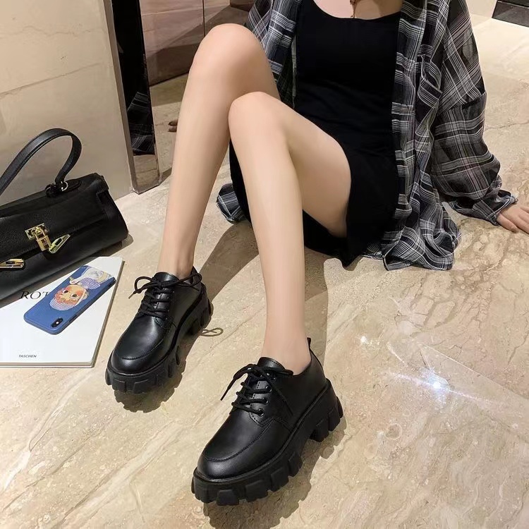 Sepatu Wanita Docmart Hitam Sepatu Oxford Wanita Import Premium