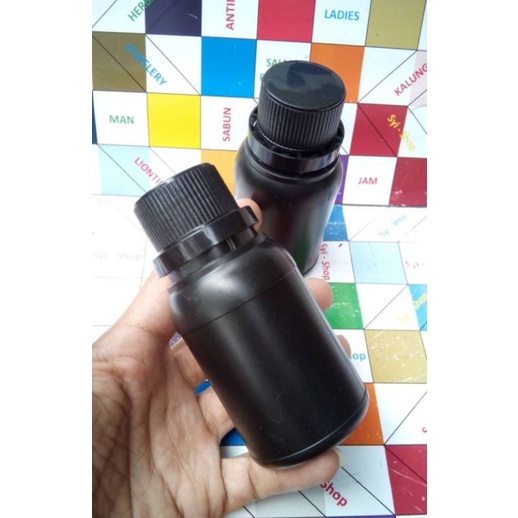 Botol 100ml Hitam Botol Plastik 100ml Hitam Botol Labor 100ml Hitam Botol Kapsul 100ml Hitam