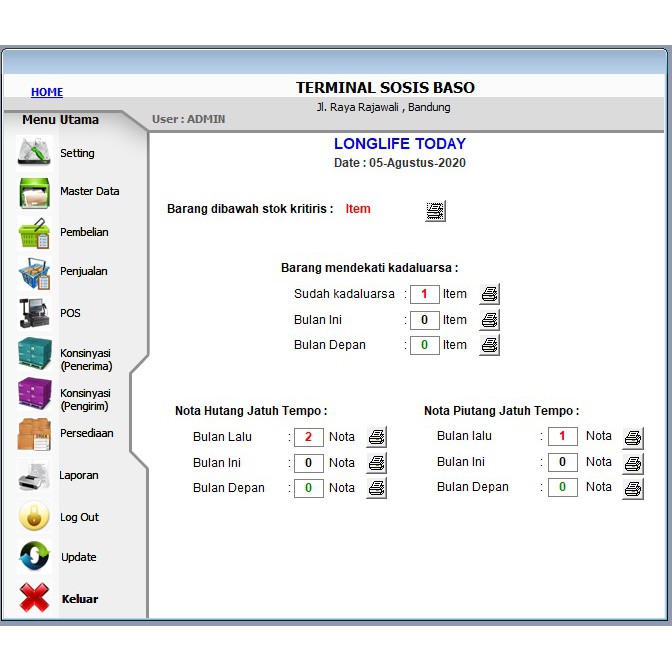 Software Komputer Kasir Startech Retail Stock Bussines Basic Offline