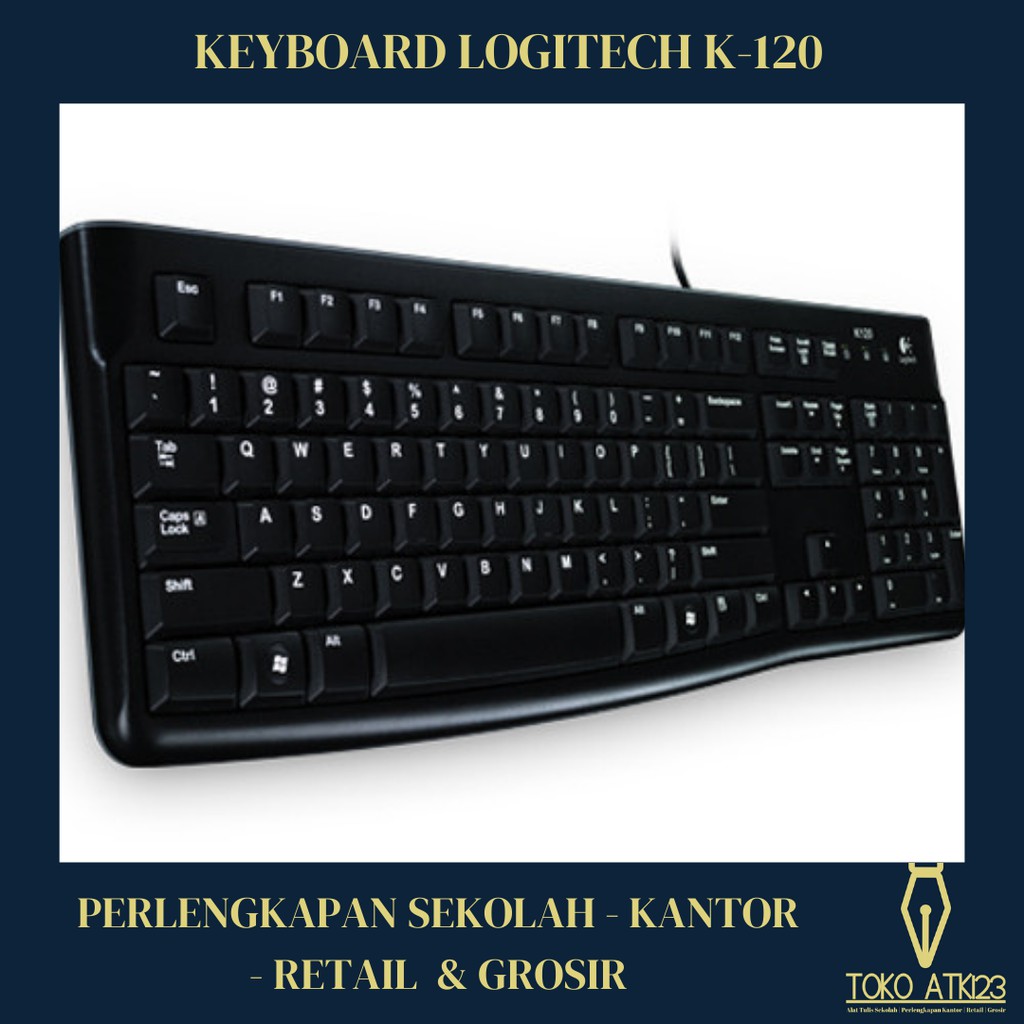 Keyboard Logitech K-120 USB Original!!