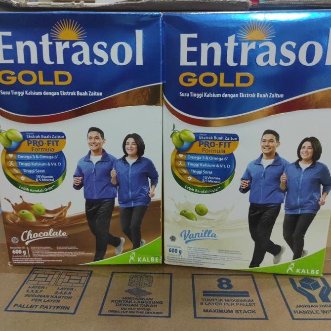 

[COD] Entrasol gold coklat/vanila 600gr [COD]