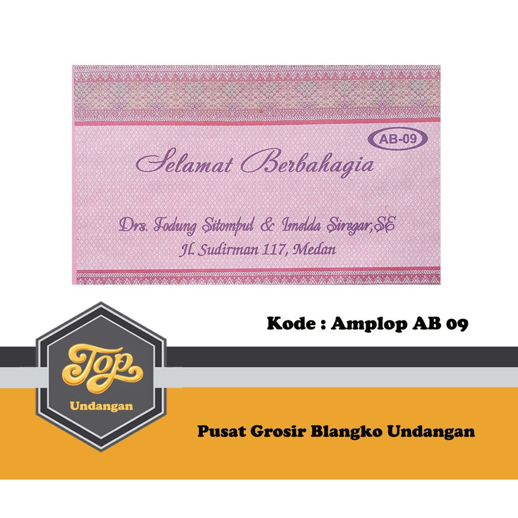 

Amplop Falah AB 09 Harga Murah isi 50 Tanpa Cetak Tulisan
