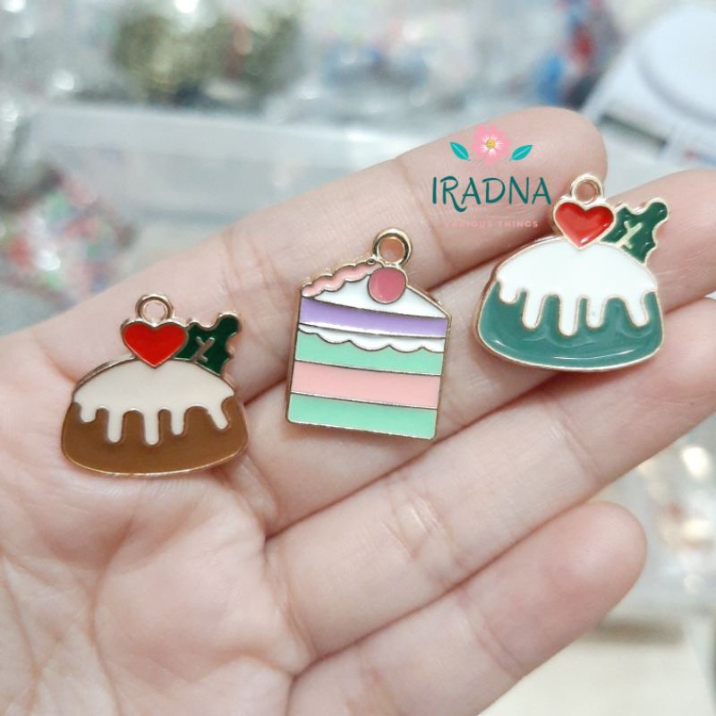 Bandul Kalung Gelang Liontin Cupcake Kue Tart Cake Donat