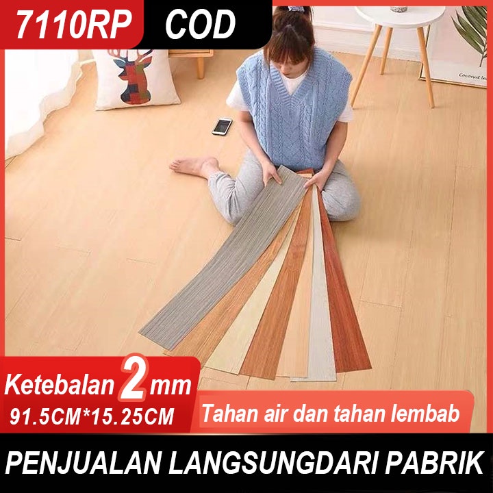 Stiker lantai pvc lantai kulit menebal tahan aus tahan air lantai ubin lantai stiker renovasi dan re