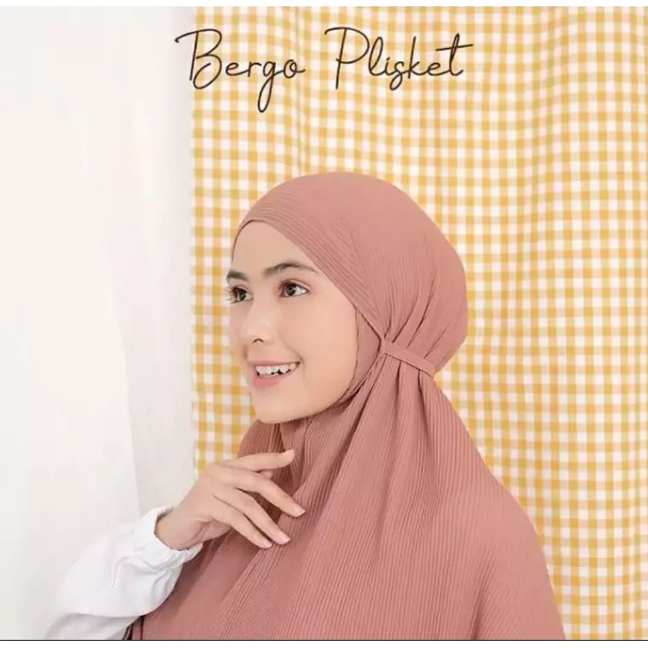 HIJAB INSTANT BERGO PLISKET LIDI/ KERUNDUNG INSTANT BERGO PLISKET TERKEREN, TERBARU DAN TERHITS 2021