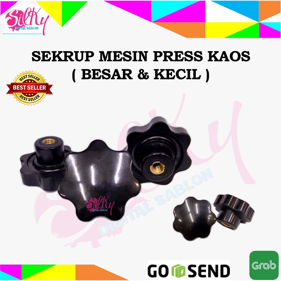 Sekrup Mesin Press Kaos / Pengatur Tekanan Mesin Press Kaos