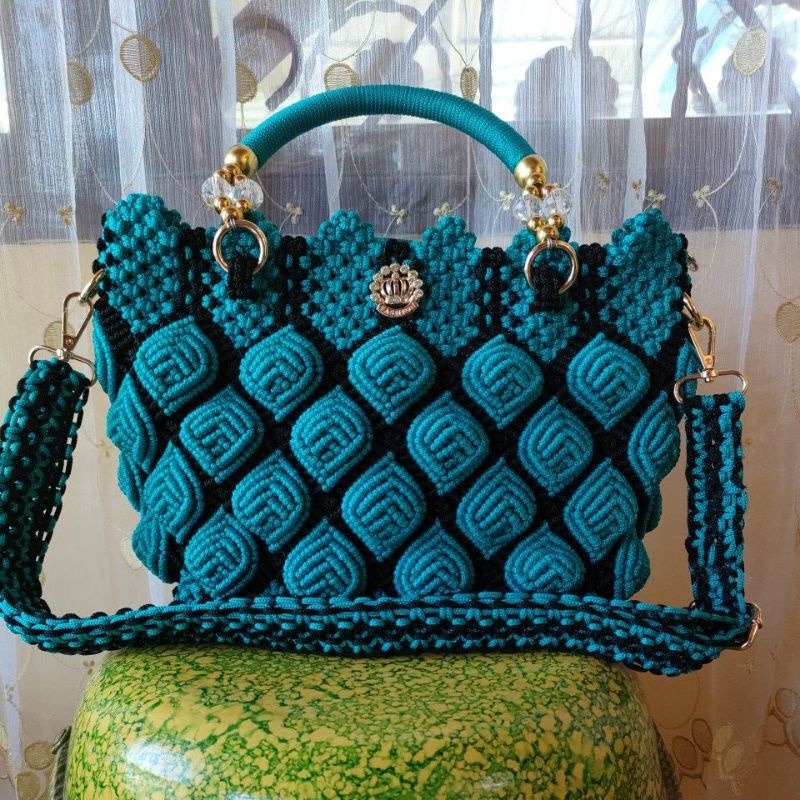 tas Rajut Tali kur/tas rajut/tas homemade