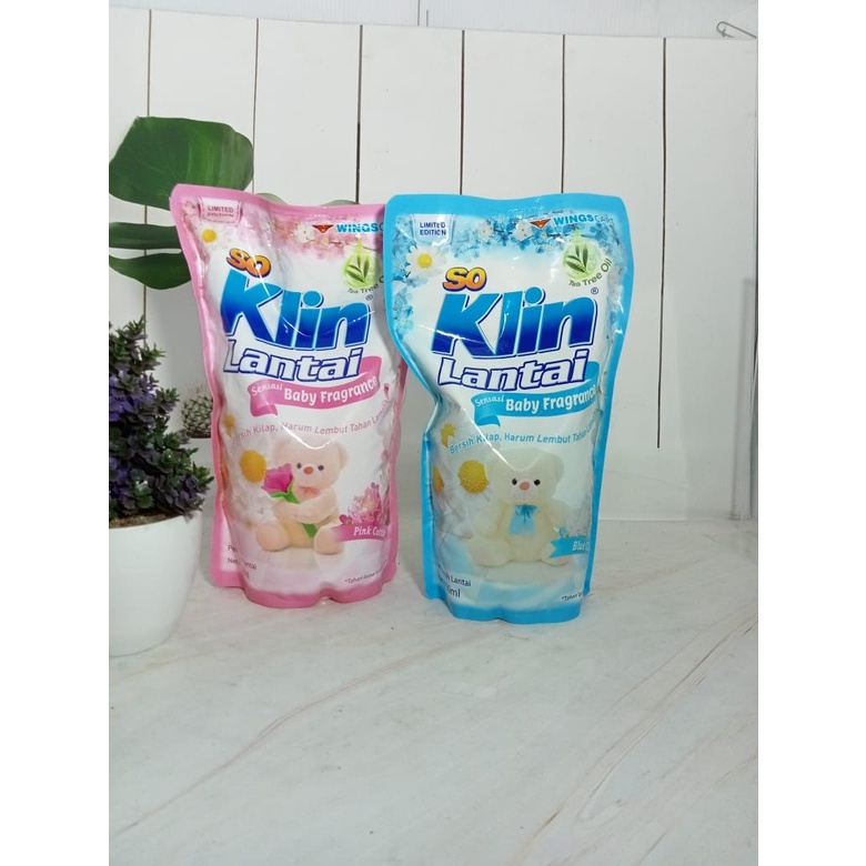 So Klin Lantai Baby Fragrance 750ml (Blue Cloud/Pink Cotton)