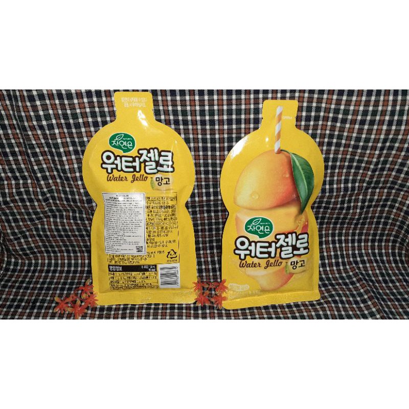 

woongjin water jello mango