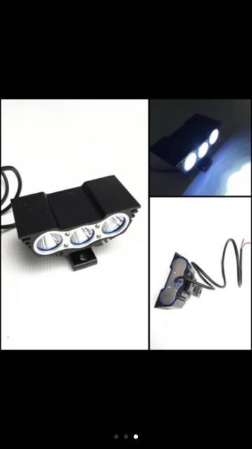 Lampu tembak led owl mini 30watt 3 mata cree 3 led mode ultrafire