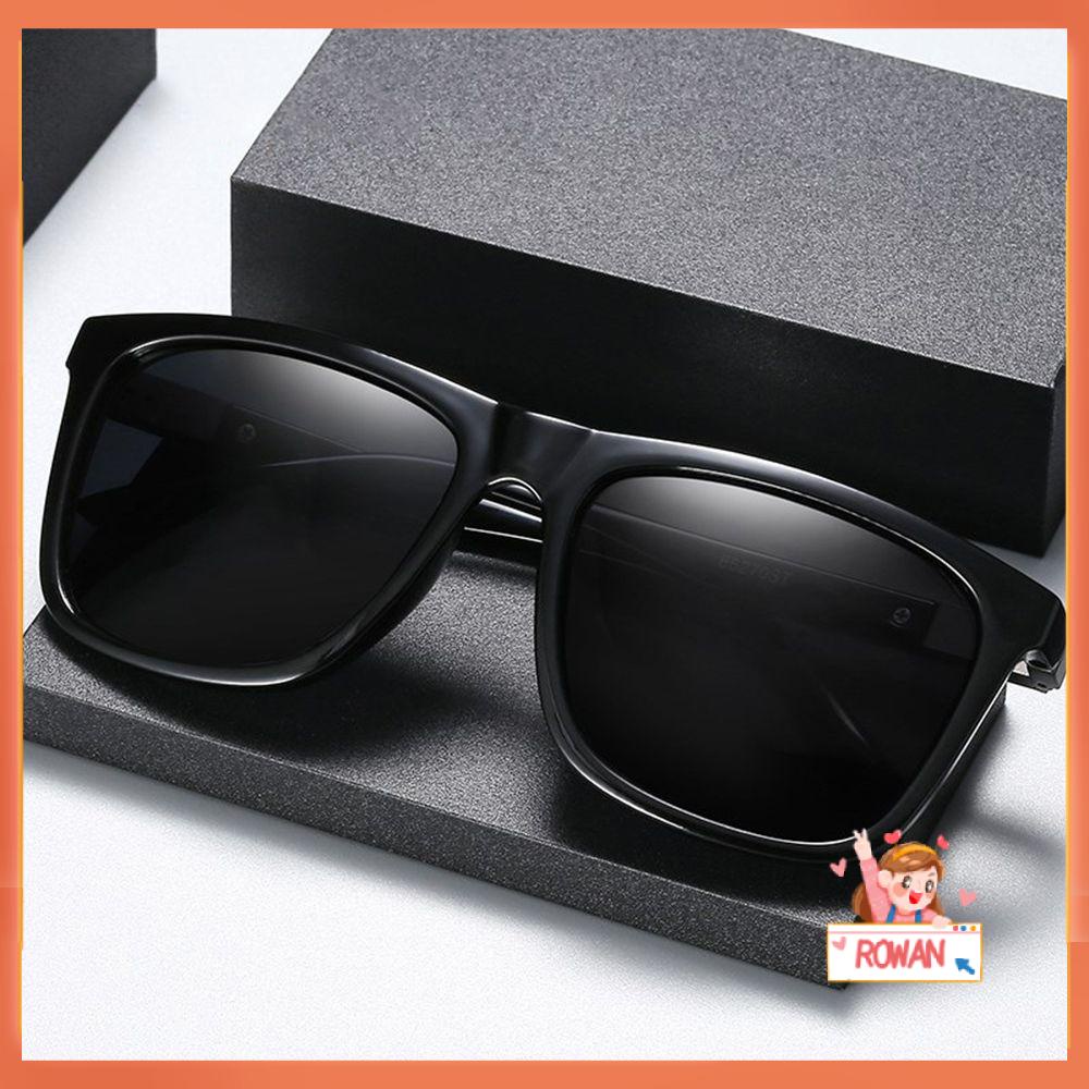 Kacamata Hitam Polarized Bentuk Kotak Untuk Pria Dan Wanita