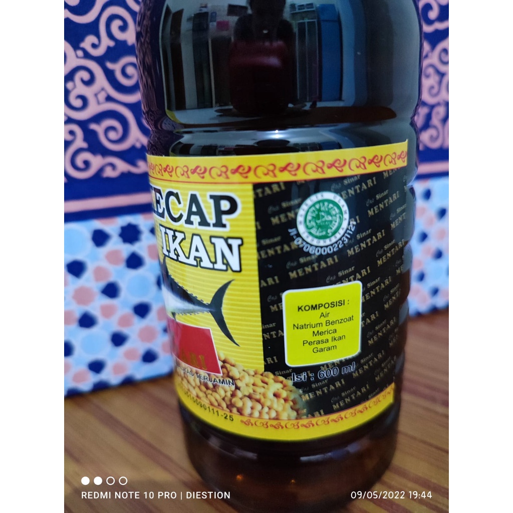 Kecap Ikan Jumbo 600mL Kemasan Botol Cap Sinar Mentari