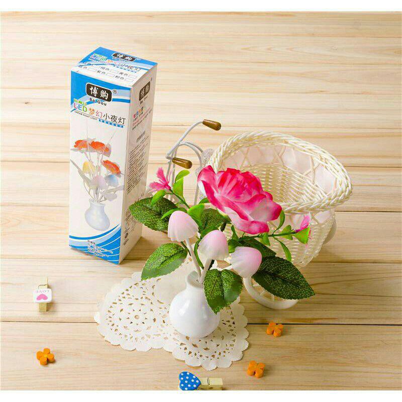 GB  Lampu Jamur Bunga Tidur Pot Kembang   besar