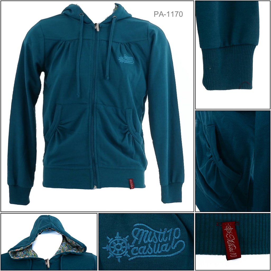 Jaket Hoodie Cewek Misti 10  M-XL
