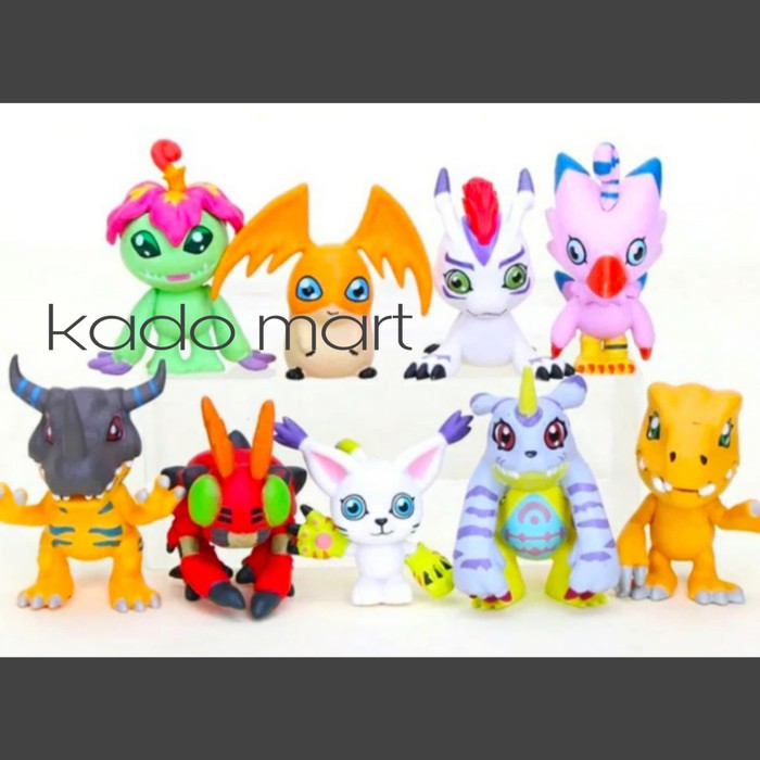 DIGIMON ADVENTURE MAINAN ACTION FIGURE DIGIMON SET 9