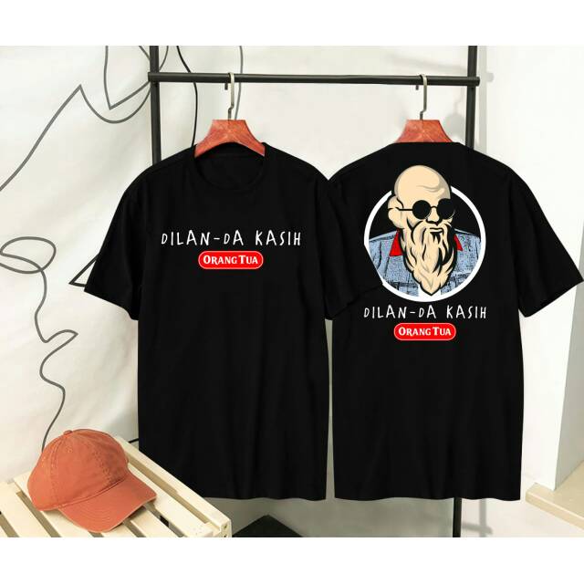  BAJU  TSHIRT KAOS  DISTRO ORANG  TUA  DILAN Shopee Indonesia