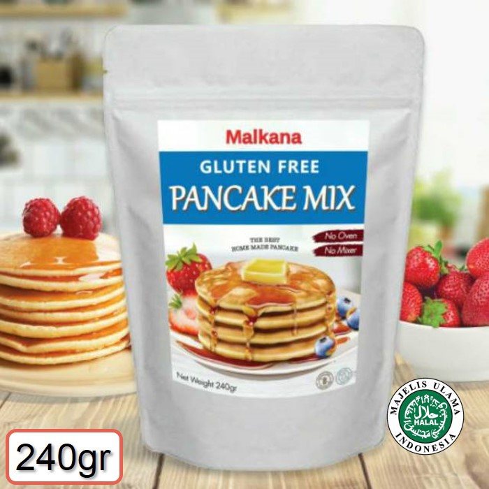 

Tepung Premix Pancake Gluten Free / Tepung Pancake 240gr - Soft dan Fluffy