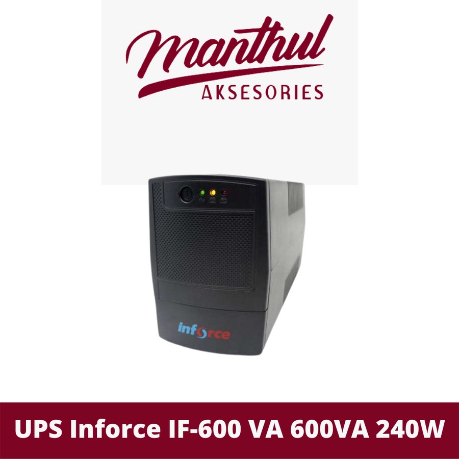 Inforce IF-600 VA 600VA 240W AVR Digital Control Line interactive UPS