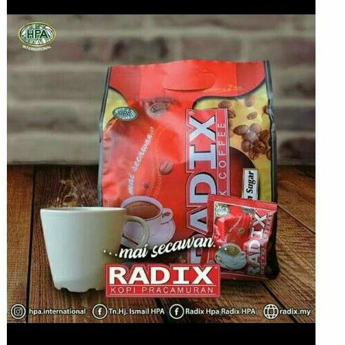 

radix premik secawan 32 sachet pouch kopi