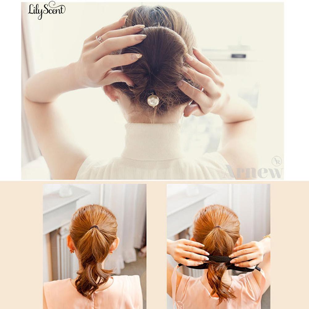 Magic Sponge Hair Clip Donut Hair Bun Ring TwistHair Knot