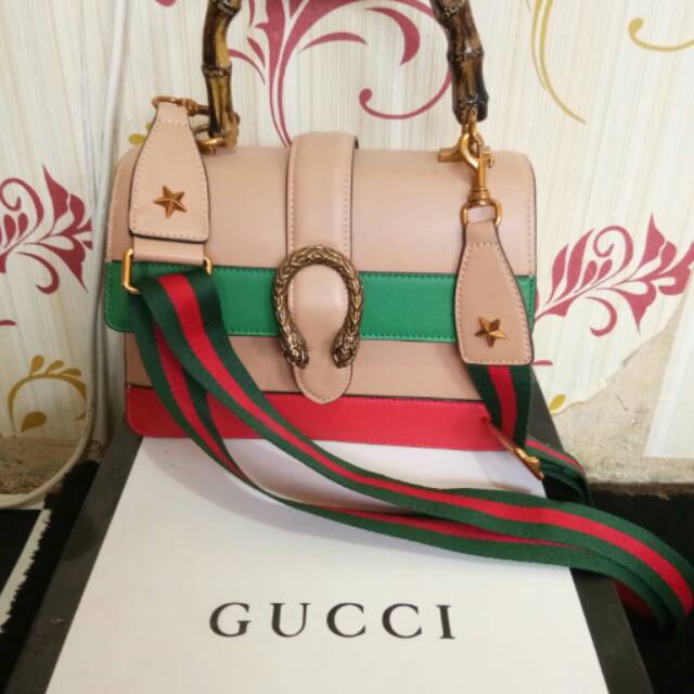 Gucci handle bamboo preloved