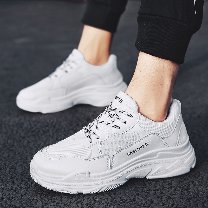 Sepatu Sneakers Pria Kets Kuliah Olahraga Model Korea Sport