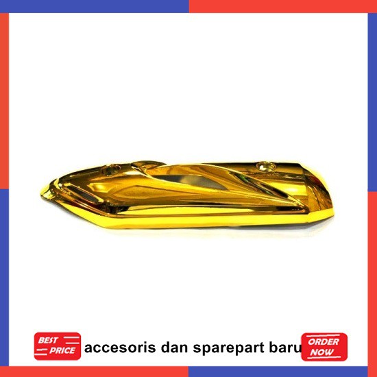TUTUP KNALPOT BEAT VARIASI WARNA GOLD AKSESORIS RACING JY3