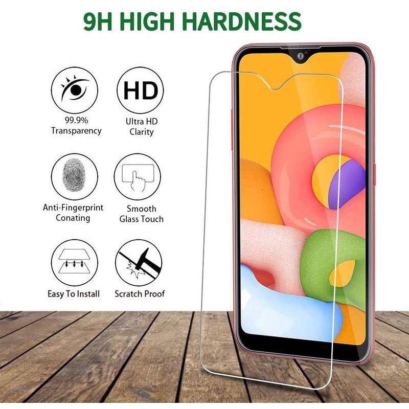 SAMSUNG A32 A52 A72 S20 FE A02 A02S A12 M51 A31 A21S A11 A42 A01 A10 A10S A30 A30S A50 A51 A71 NOT FULL Tempered Glass