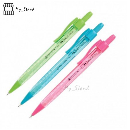 

Pensil Mekanik Tri Click Faber Castell Cetek Mechanical Pencil Faber-Castell Triclick Castel Original