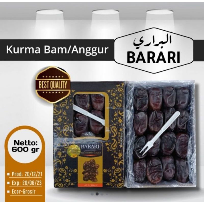 

BARARI Kurma Anggur 600 gram