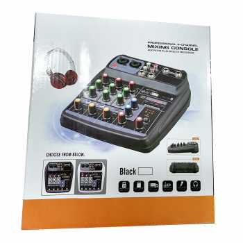 IDN - MUSLADY COMPACT MIXING CONSOLE MIXER 4 CHANNEL PHANTOM 48V - AI-4